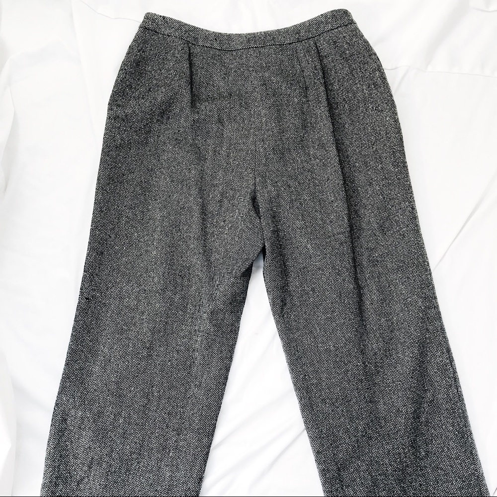 Talbots Multi Gray 100% Wool Pants - image 6